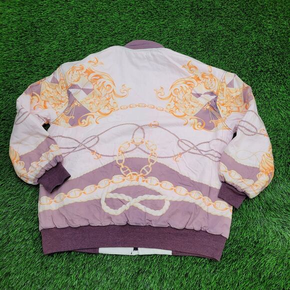 Vintage 80s Baroque Art Jacket Womens XL/2XL 25x26 Terry - Picture 4 of 10